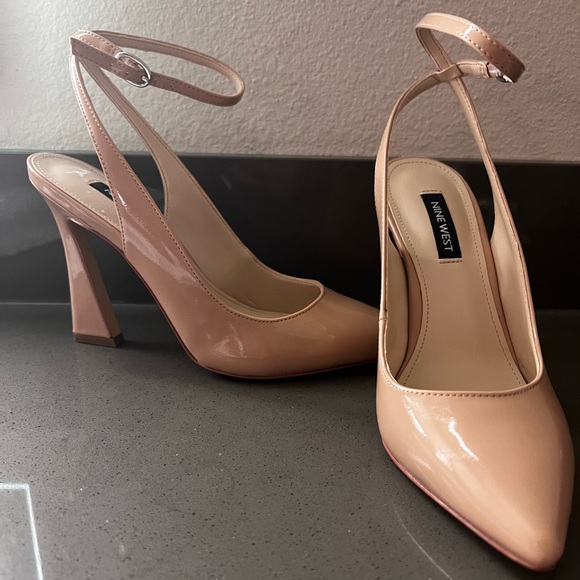 Nine West nude Heels size 6 - Picture 2 of 10